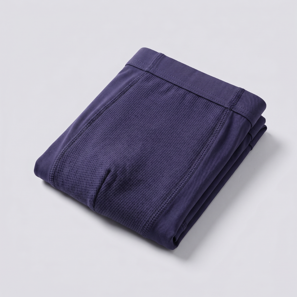 Caleçon DryCore plié, tissu intact après plusieurs lavages